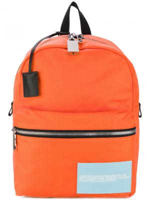Классический рюкзак Calvin Klein 205W39nyc. Цвет: жёлтый и оранжевый