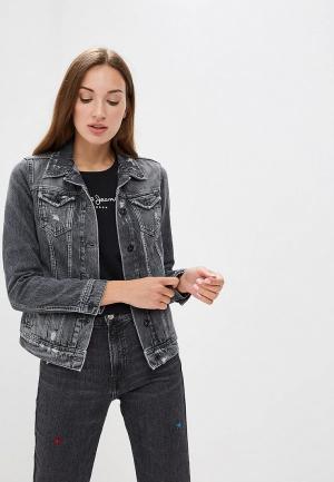 Куртка джинсовая Pepe Jeans. Цвет: серый