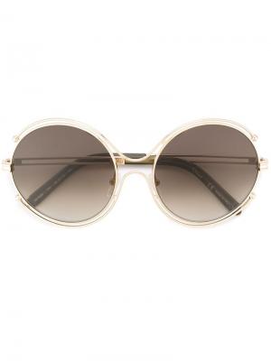 Солнцезащитные очки Isidora Chloé Eyewear. Цвет: металлический