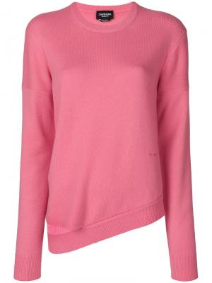 Свитер в стиле casual Calvin Klein 205W39nyc. Цвет: розовый и фиолетовый