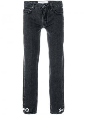 Укороченные джинсы Victoria Beckham. Цвет: чёрный
