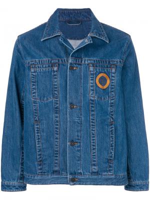 Джинсовая куртка с капюшоном Craig Green. Цвет: синий
