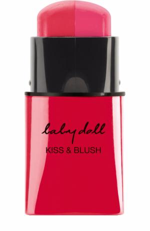 Двухцветные румяна-блеск Kiss & Blush Duo Stick, 04 YSL. Цвет: бесцветный