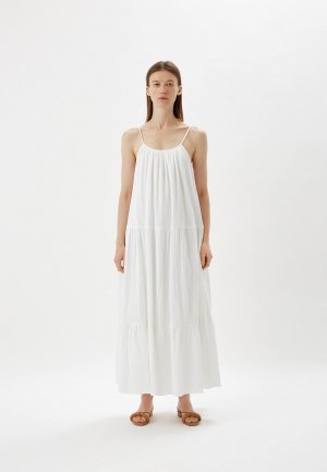 Платье пляжное Pilyq. Цвет: белый