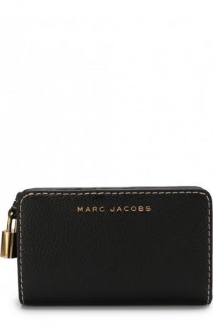 Кожаный кошелек с логотипом бренда Marc Jacobs. Цвет: черный
