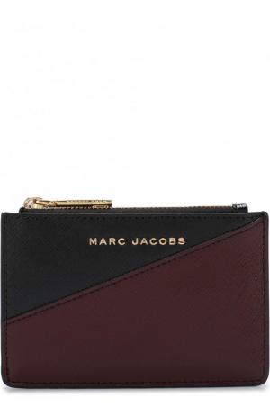 Кожаный футляр для кредитных карт Marc Jacobs. Цвет: черный