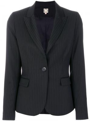 Классический приталенный пиджак Ines De La Fressange. Цвет: синий