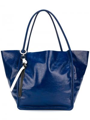 Большая сумка-тоут Proenza Schouler. Цвет: синий