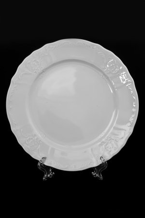 Набор тарелок 21 см 6 шт. BERNADOTTE. Цвет: белый