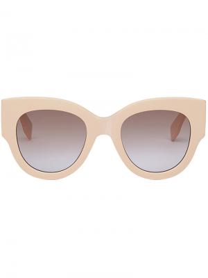 Солнцезащитные очки Facets Fendi Eyewear. Цвет: розовый и фиолетовый