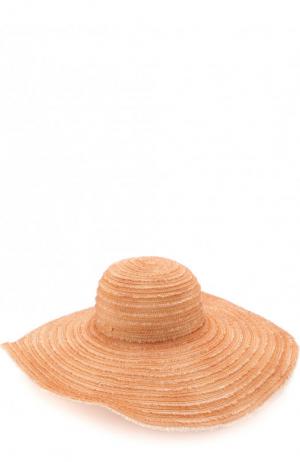 Шляпа с широкими полями Inverni. Цвет: темно-бежевый