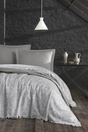 Double bedspread set ENLORA HOME. Цвет: grey