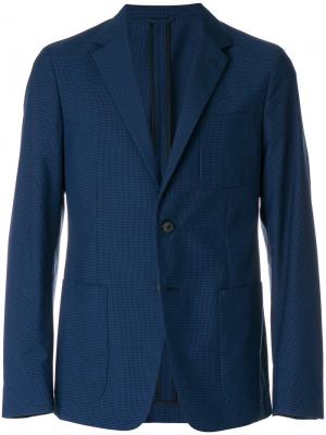 Пиджак с накладными карманами Prada. Цвет: синий