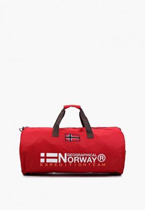 Сумка Geographical Norway. Цвет: красный