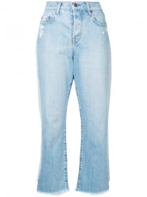 Укороченные джинсы с завышенной талией Nobody Denim. Цвет: синий