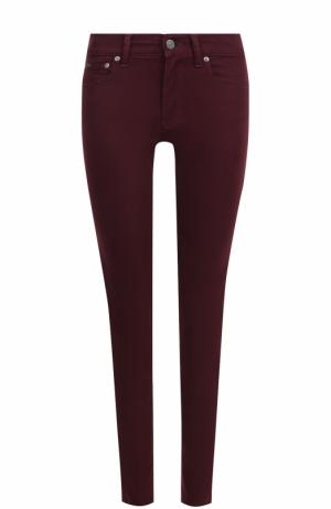 Однотонные джинсы-скинни Polo Ralph Lauren. Цвет: бордовый