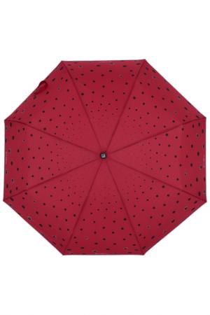 Зонт-полуавтомат Flioraj. Цвет: красный