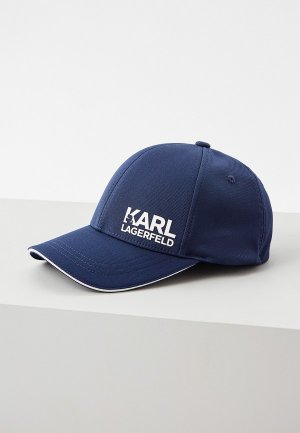 Бейсболка Karl Lagerfeld. Цвет: синий