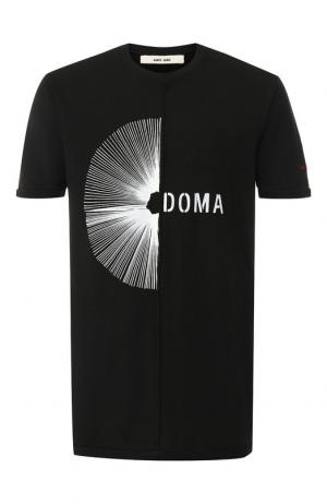 Хлопковая футболка с принтом Damir Doma. Цвет: черный