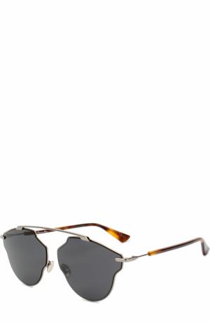 Солнцезащитные очки Dior. Цвет: серый