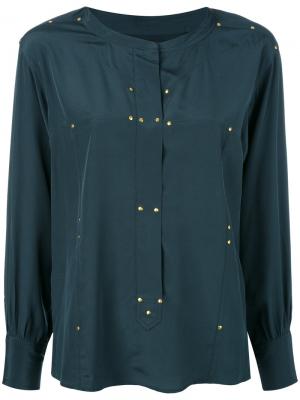 Блузка с заклепками Otto Isabel Marant. Цвет: зелёный