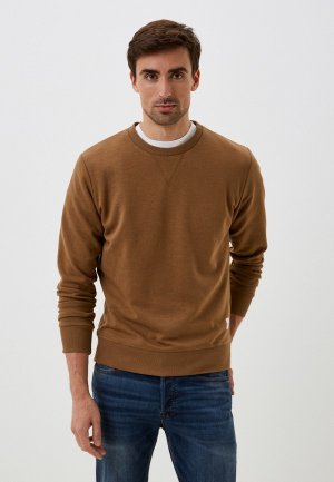Свитшот Jack & Jones. Цвет: коричневый