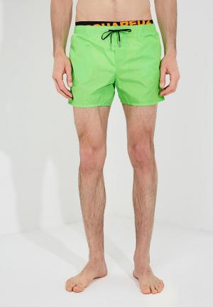 Шорты для плавания Dsquared Underwear. Цвет: зеленый