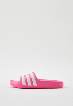 Сланцы adidas. Цвет: розовый