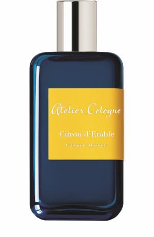 Парфюмерная вода Citron DErable Atelier Cologne. Цвет: бесцветный