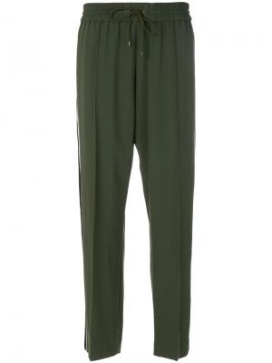 Прямые брюки Kenzo. Цвет: зелёный
