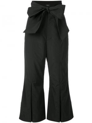 Укороченные брюки с широким поясом G.V.G.V.. Цвет: чёрный