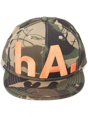 Камуфляжная кепка Haculla. Цвет: зелёный