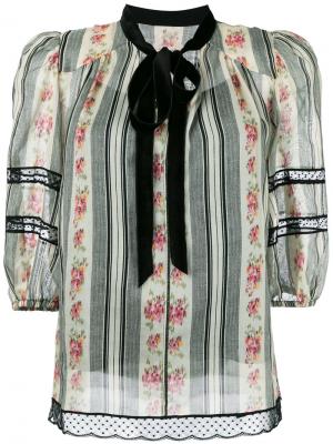 Блузка с цветочным узором Marc Jacobs. Цвет: многоцветный