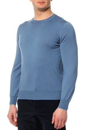 Пуловер Brunello Cucinelli. Цвет: голубой