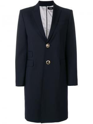 Комплект из пальто и платья Dsquared2. Цвет: синий