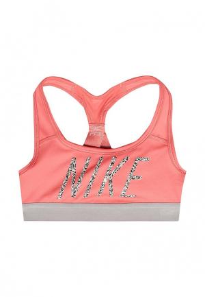 Топ спортивный Nike. Цвет: розовый