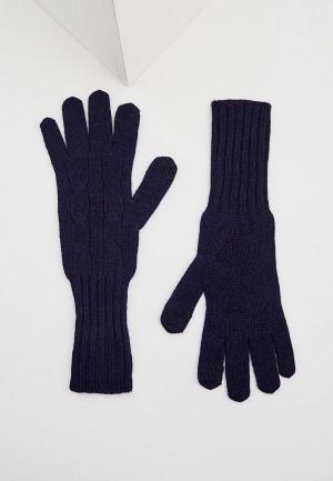 Перчатки Polo Ralph Lauren. Цвет: синий