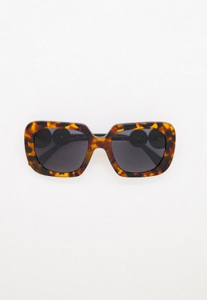 Очки солнцезащитные Versace. Цвет: коричневый