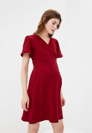 Платье Dorothy Perkins Maternity. Цвет: бордовый