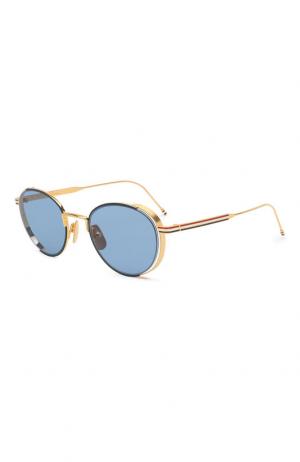 Солнцезащитные очки Thom Browne. Цвет: золотой