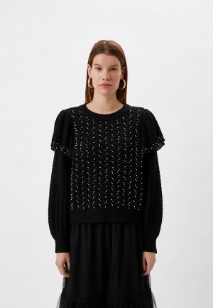 Джемпер Alice + Olivia. Цвет: черный