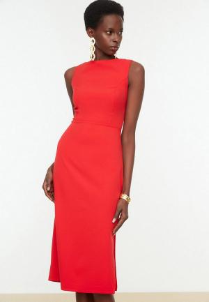 Платье Trendyol. Цвет: красный
