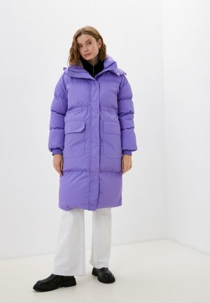 Куртка утепленная Moda Sincera. Цвет: фиолетовый