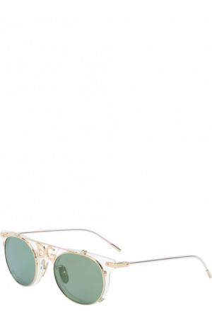 Солнцезащитные очки Dolce & Gabbana. Цвет: зеленый