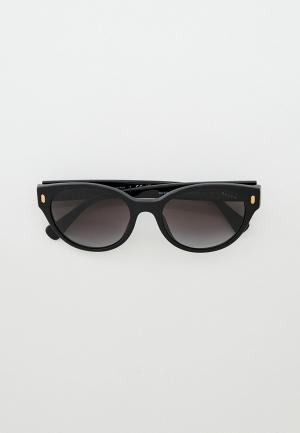 Очки солнцезащитные Ralph Lauren. Цвет: черный