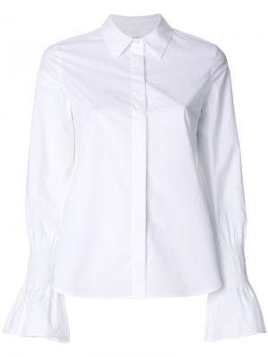 Рубашка с расклешенными манжетами A.L.C.. Цвет: белый