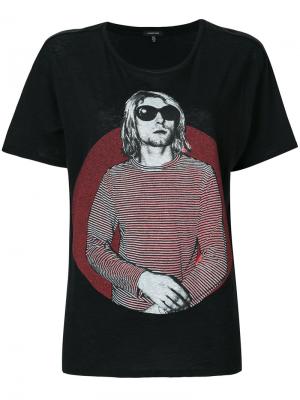 Футболка Kurt Cobain R13. Цвет: чёрный