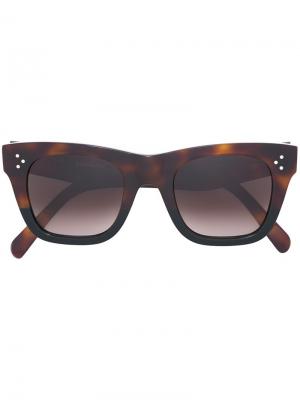 Солнцезащитные очки Catherine Céline Eyewear. Цвет: коричневый
