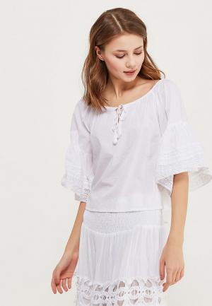 Блуза Fresh Cotton. Цвет: белый