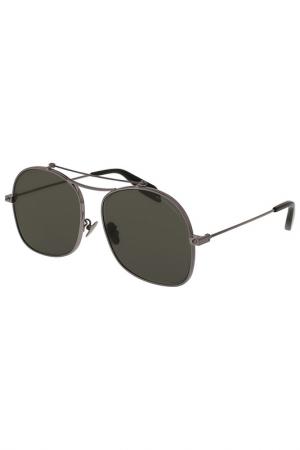 Солнцезащитные очки Alexander McQueen. Цвет: 001